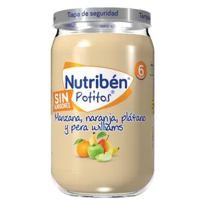 NUTRIBEN Potet de poma, taronja, plàtan i pera