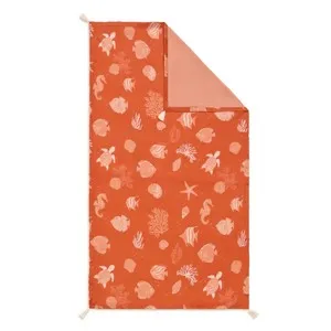 HOME INTERIORS Tovallola pareo color coral 90x160cm