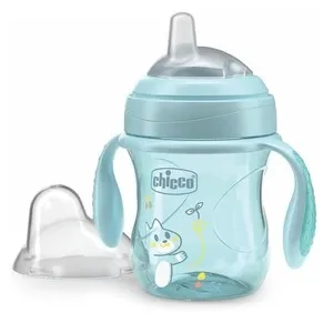 CHICCO Biberó 4M 200ml blau
