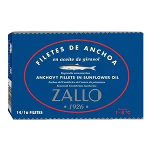 ZALLO Filets d'anxova Cantàbric en oli de girasol