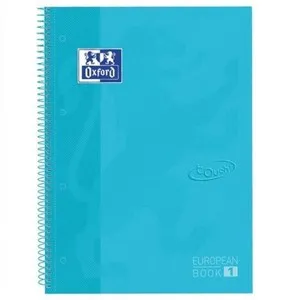 OXFORD Quadern de tapa dura color blau pastel