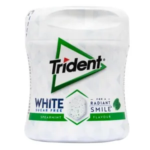 TRIDENT Xiclets de menta sense sucre