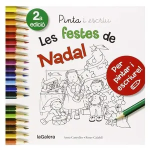 ED. LA GALERA Llibre Pinta i escriu Les festes de Nadal