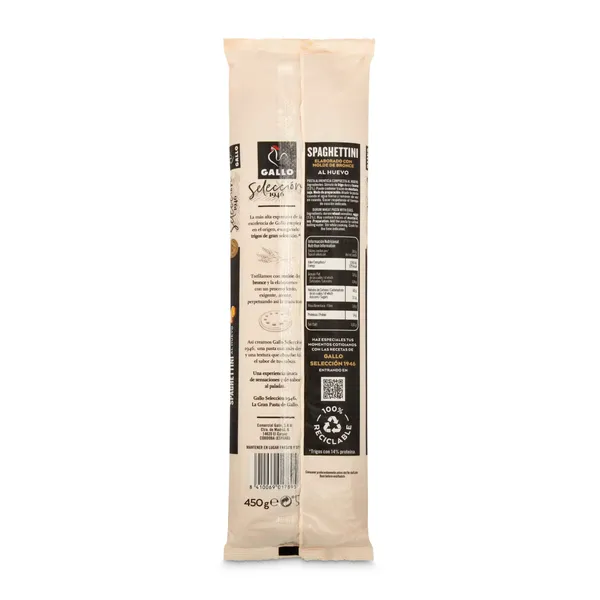 Espaguetis al huevo Gallo 450 g 2