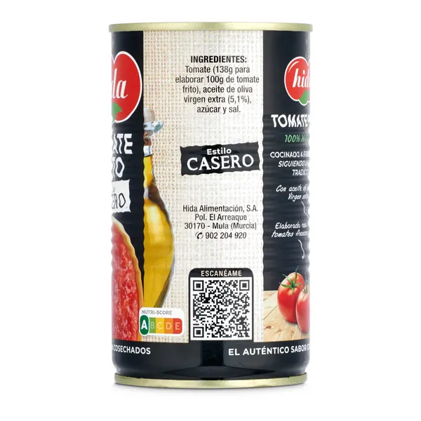 Tomate frito estilo casero Hida 340 g 3