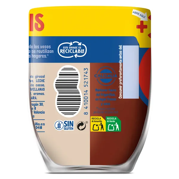 Crema de cacao y leche de avellanas dúo Nocilla 360 g 3
