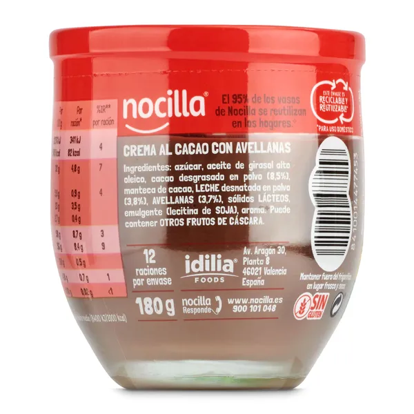 Crema de cacao con avellanas original Nocilla 180 g 4