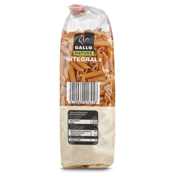 Plumas rayadas integrales Gallo 450 g 3