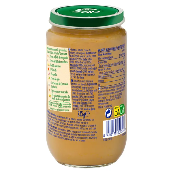 Crema de bechamel con lenguado Hero 235 g 3