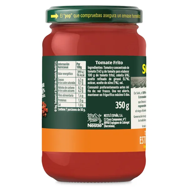 Tomate frito estilo casero Solís 350 g 4