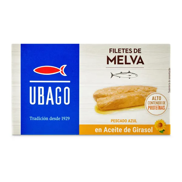Melva en aceite de girasol Ubago 85 g 2