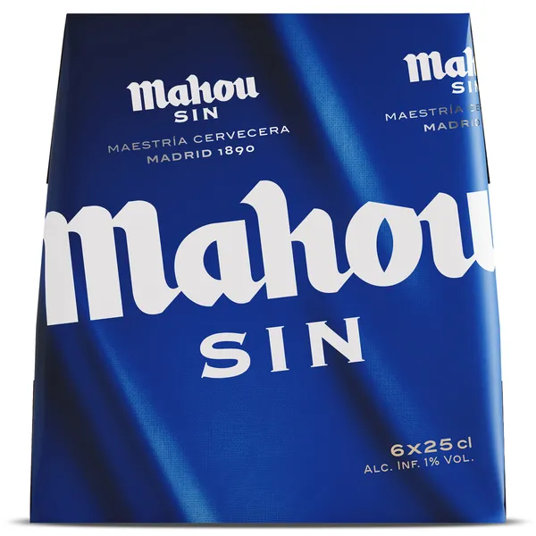 Cerveza sin alcohol Mahou botella 6 x 25 cl 2