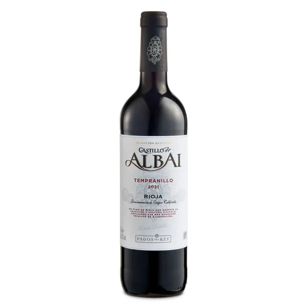 Vino tinto D.O. Rioja Castillo de Albai botella 75 cl