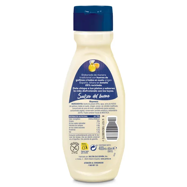 Mayonesa Prima 400 ml 3