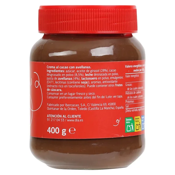 Crema al cacao Dia Temptation 400 g 3