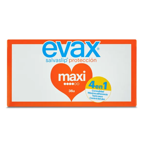 Protegeslips protección maxi Evax caja 36 unidades 2