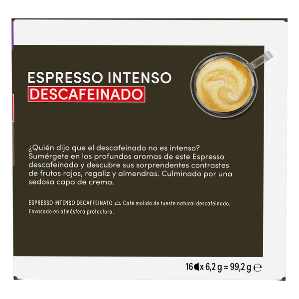 Cápsulas de café expresso descafeinado intenso Dolce Gusto 16 unidades 3