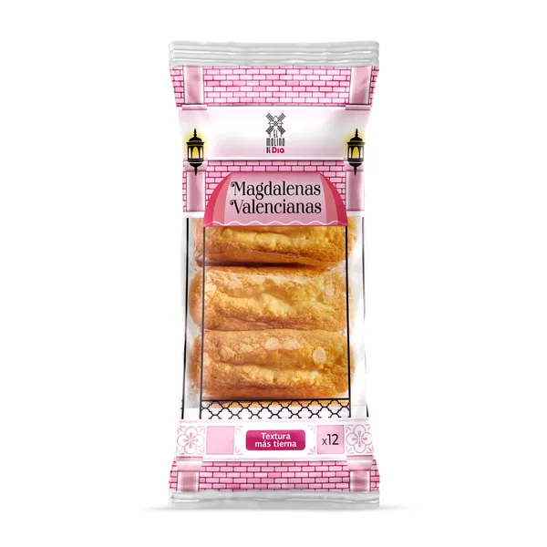 Magdalenas valencianas El molino de Dia bolsa 350 g 2