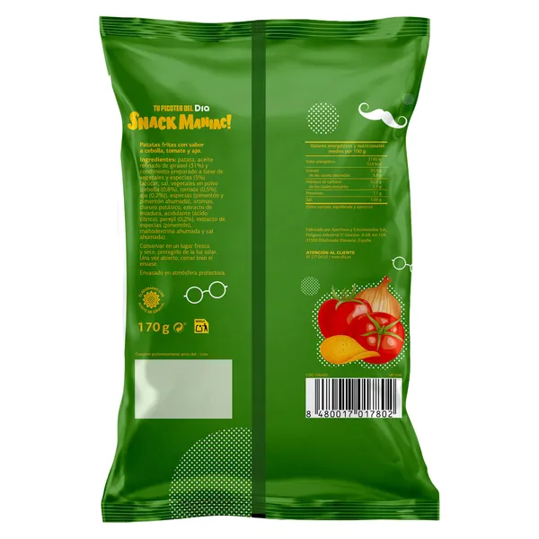 Patatas fritas campesinas Dia Snack Maniac 170 g 3