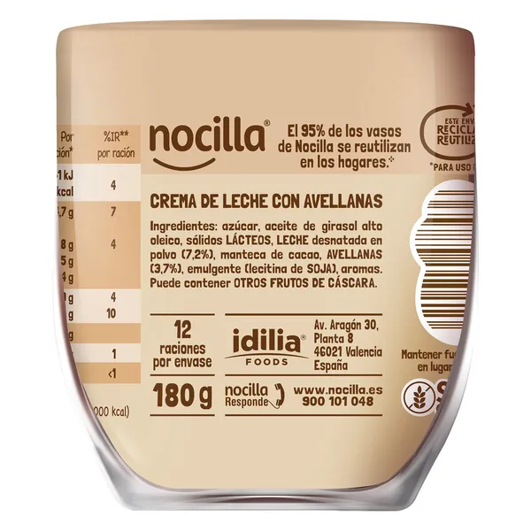 Crema de cacao y avellanas Nocilla vaso 180 g 5