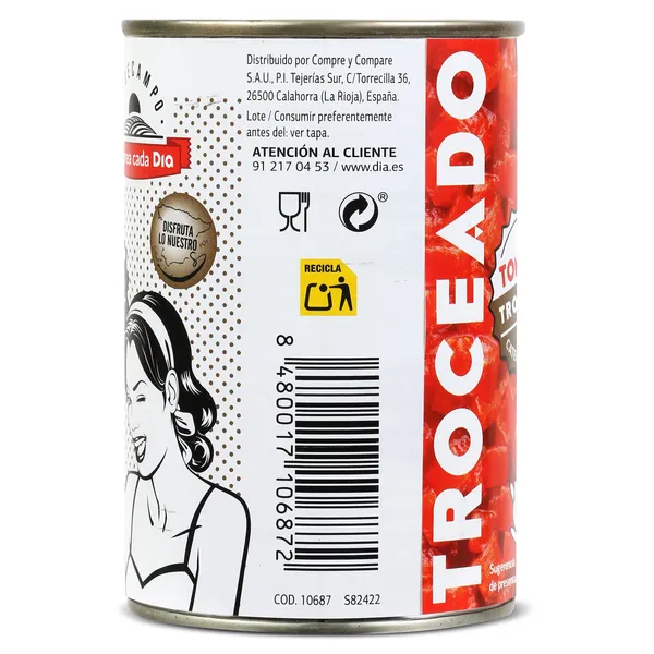 Tomate troceado Dia Vegecampo 400 g 5