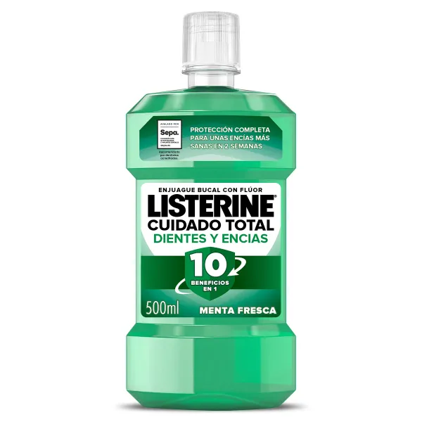 Enjuague bucal dientes y encías Listerine 500 ml 2