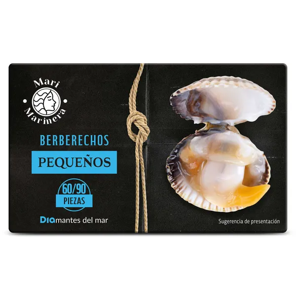 Berberechos al natural 60/100 piezas Dia Mari Marinera lata 63 g 2
