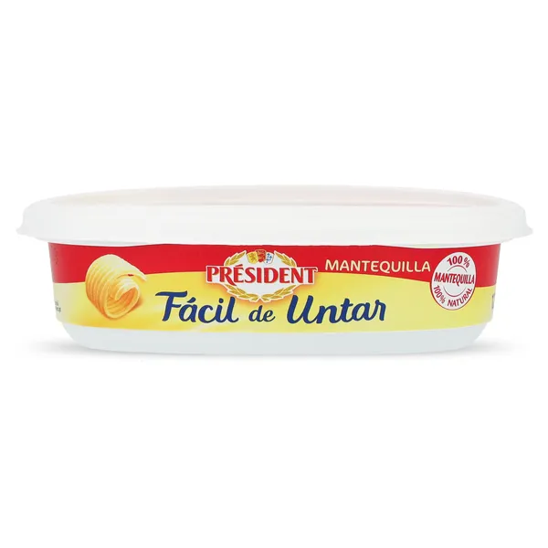 Mantequilla fácil de untar President tarrina 125 g 3