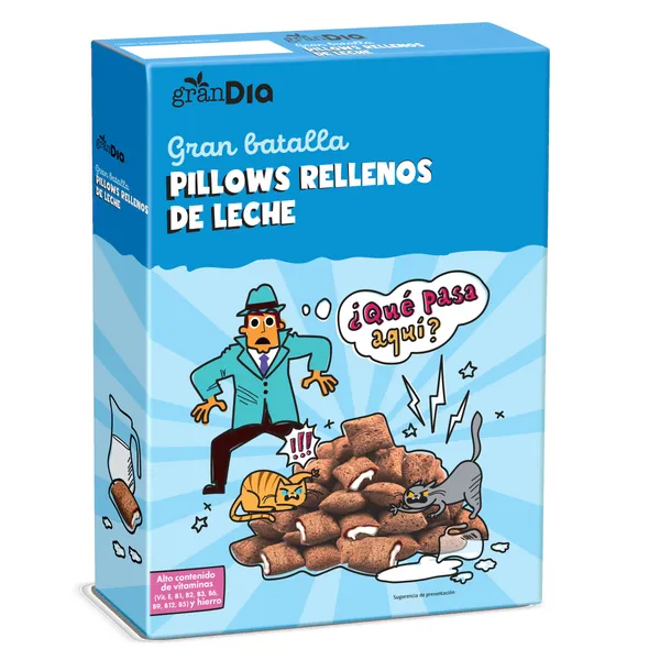 Cereales rellenos de leche Gran Dia caja 500 g 3