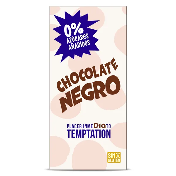 Chocolate negro sin azúcares añadidos Dia Temptation 100 g 2