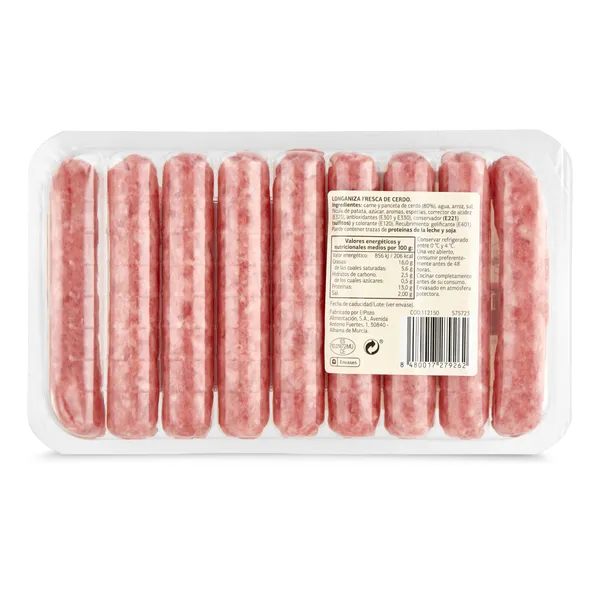 Longaniza sin tripa Selección de Dia 325 g 4