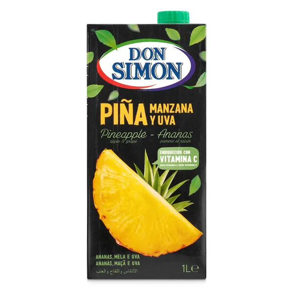 Zumo de piña, manzana y uva Don Simón 1 L 2
