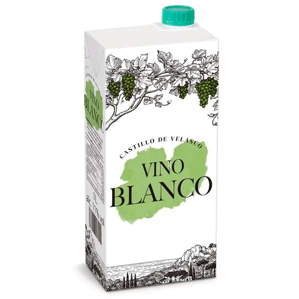 Vino blanco Castillo de Velasco 1 L 3