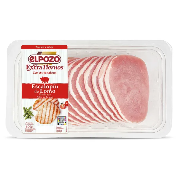 Escalopín de lomo marinado Elpozo Extratiernos 600 g aprox. 2
