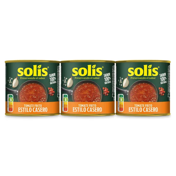 Tomate frito estilo casero Solís 3 x 100 g 2