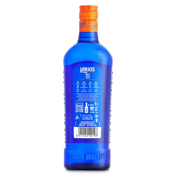 Ginebra Larios 70 cl 3