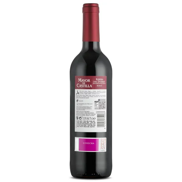 Vino tinto roble D.O. Ribera del Duero Mayor de Castilla botella 75 cl 2