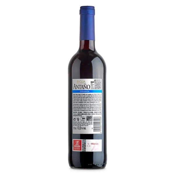 Vino tinto crianza D.O. Rioja Antaño botella 75 cl 2