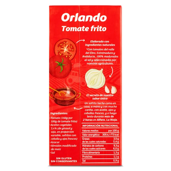 Tomate frito Orlando brik 350 g 4