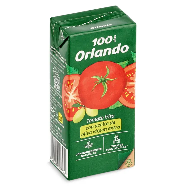 Tomate frito con aceite oliva Orlando 350 g 3