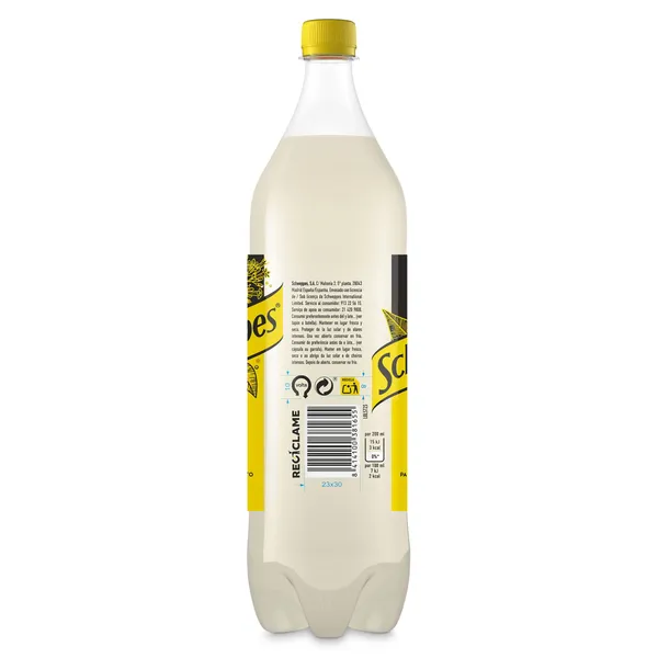 Tónica zero Schweppes botella 1 L 3