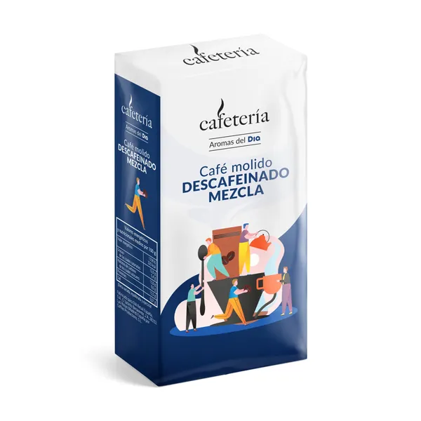 Café molido mezcla descafeinado Dia Cafetería 250 g 3