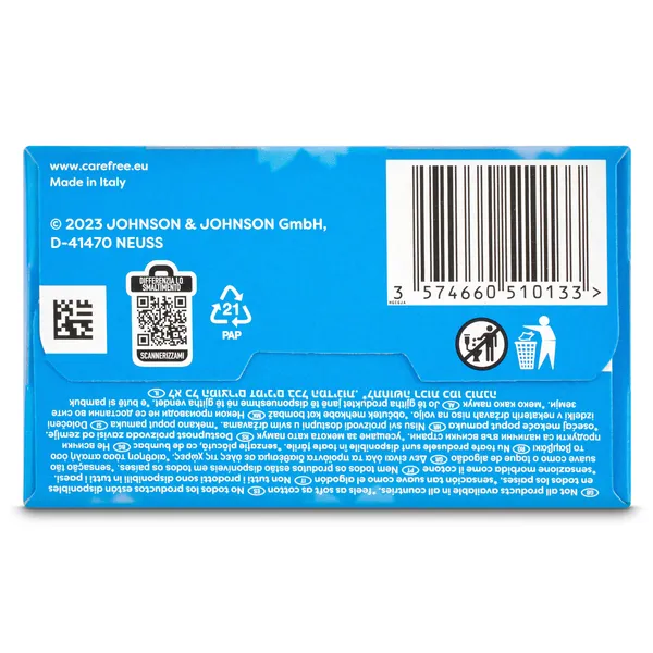 Protegeslips normal fragancia fresca Carefree caja 44 unidades 4