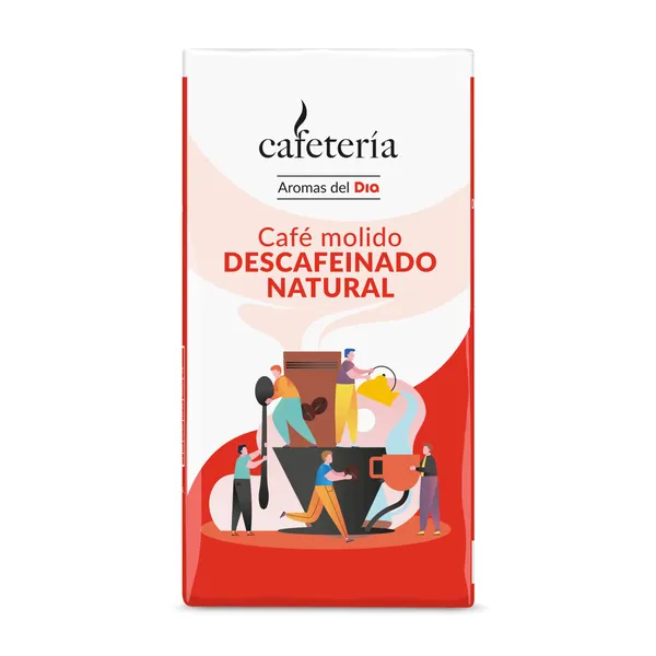 Café molido natural descafeinado Dia Cafetería 250 g 2