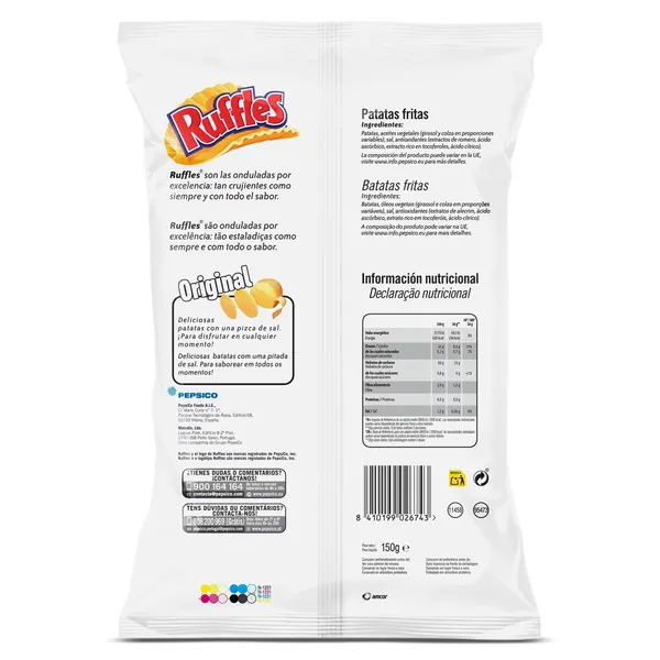 Ruffles original 150 g 3