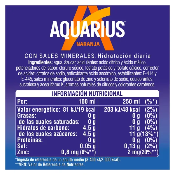 Aquarius de naranja 1,5 L 3