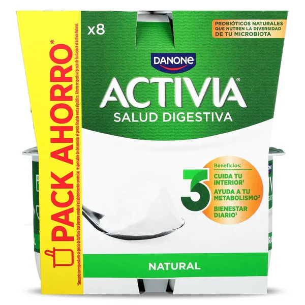 Bífidus natural Activia pack 8 x 120 g 2