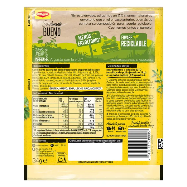 Hierbas provenzales Maggi sobre 34 g 2