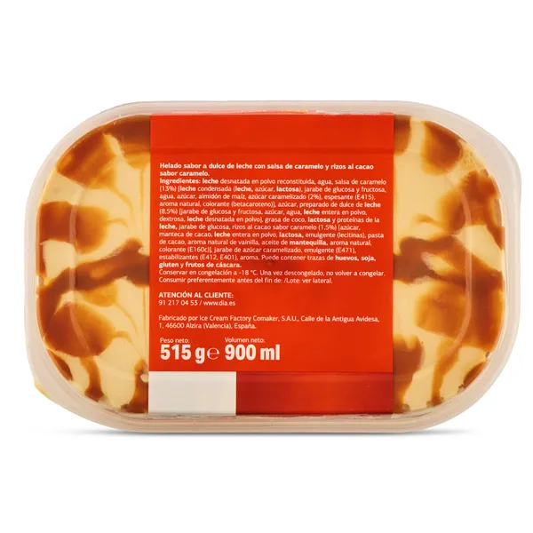Barqueta de dulce de leche Dia Temptation 525 g 5