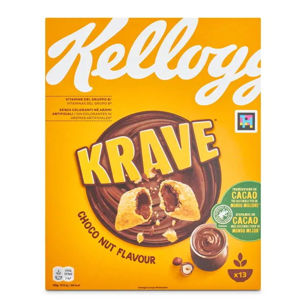 Cereales con chocolate y avellana Kellogg's Krave 410 g 2